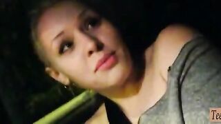 Eurobabe Lola Taylor nailed in the car