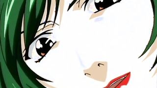 Hentai lesbians playing with dildos