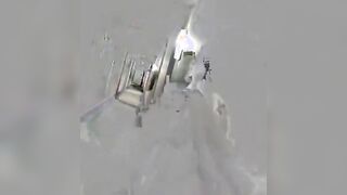 Sweet brunette latina seduced by a temping  blonde 