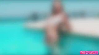 Horny Tracy and Sicilia in a lesbian fingering and licking sex 