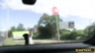 Cute Jenny gets hopped in car and banged by a big cock