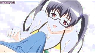 Stimulating hentai rubbing swagger