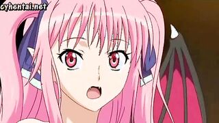 Teen anime redhead with big boobs