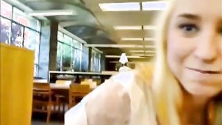 Student Masturbates in Library