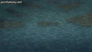 Anime gets fingered and squirting