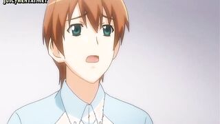 Hentai teenie roughly dildoed