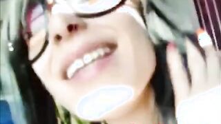 German Girl Sucks Cock in Train