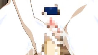 Hentai babe putting hard dick inside