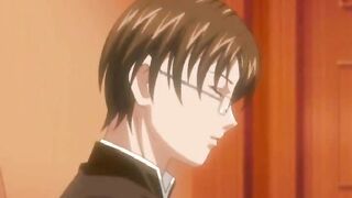 Blonde anime sister gets anal laid