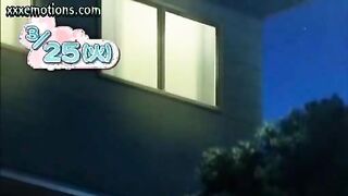 Anime redhead drinking hot sperm