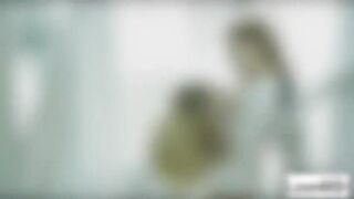 Two horny chick gets their pussy banged by dudes enormous dick