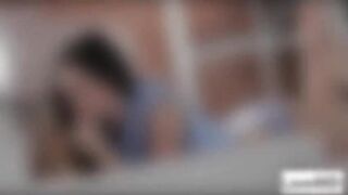 Beautiful brunette babe bounced her juicy pussy into dudes dick