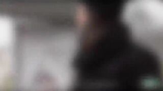 Hot brown eyed girl Suzy recieves a cum all over her big titties