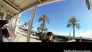 Cute Girl Getting Fucked Outside