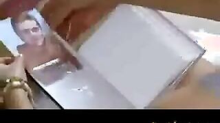 Blonde Daughter Masturbates