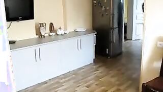 Blonde Girl Smells Her Feet