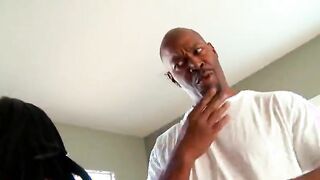 Wild MILF blowing black dick like a hooker