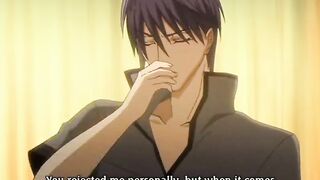 Handsome hentai gay hardcore fucked in bed