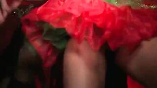 Xmas VIP orgy party with hardcore gangbangs