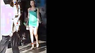 Following A Pregnant Asian Girl