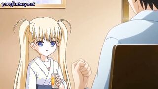 Insidious anime girl giving blowjob