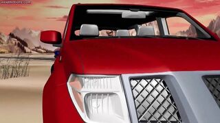 Gorgeous animated with round tits