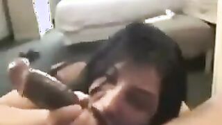 Latina Loves Big Black Cock POV