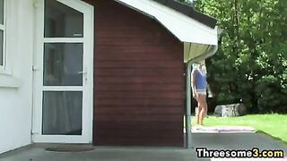 Double Penetrated Blonde Teen