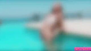 Hot chicks Tracy and Cicilia in lesbian sex tehy fingers their sweet pussy