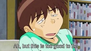 Hentai with pink hair having sex