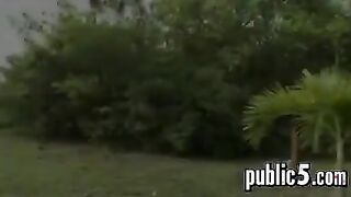 Dick Sucking Outdoors In Public