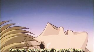 Cute anime gay twink bareback fucked with his boyfriend