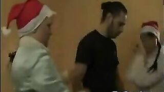 Interracial Russian Threesome