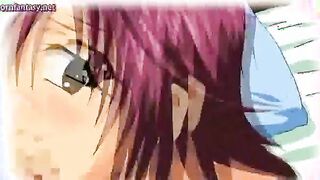 Tempting anime cutie gets pleasured