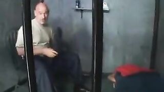 Enjoying Some Feet In Prison