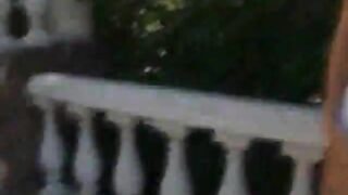 Petite Asian chick Keanni Lei is jerking off this white dick