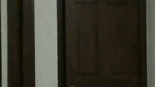 Horny Naudia Nyce spits on this cock and jerks it off with her hands