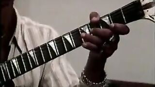 Ebony Slut Wants The Guitarist
