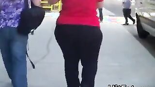 Fat Ass In Tight Pants Talking