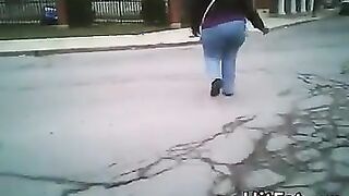 Big Black Booty In Tight Jeans