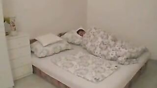 Blonde Granny Wearing Stockings