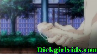 Anime shemale hardcore fucked and cummed orgy