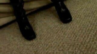 Gorgeous army hooker Bianca Pureheart fingering her sexy butthole