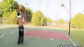 Ebony Slut Fucked In Public Outside