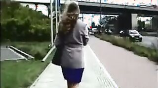 Germans Fuck Outside In Public