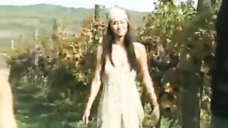 Asian Fucked Outdoors At A Farm