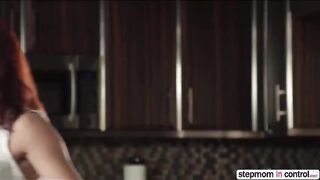 Horny MILF Farrah Dahl and Janet Mason shares cock in threesome play