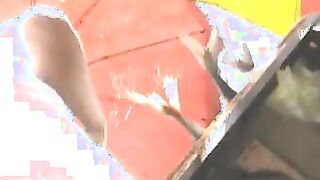 Upskirt Of A Latina In A Dress