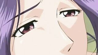 Busty hentai hottie is getting her boobs rubbed and pussy drilled