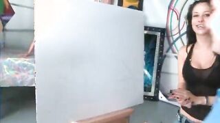 Sexy amateur teens flashing assets for cash